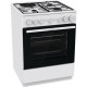 Gorenje GK6B43WD Κουζίνα 71lt με Εστίες Φυσικού Αερίου & Ρεύματος Π60εκ. Λευκή Gorenje GK6B43WD Κουζίνα 71lt με Εστίες Φυσικού Αερίου & Ρεύματος Π60εκ. Λευκή